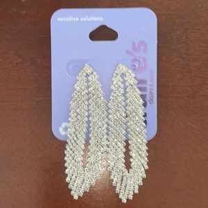 New Diamond CZ sparkle earrings